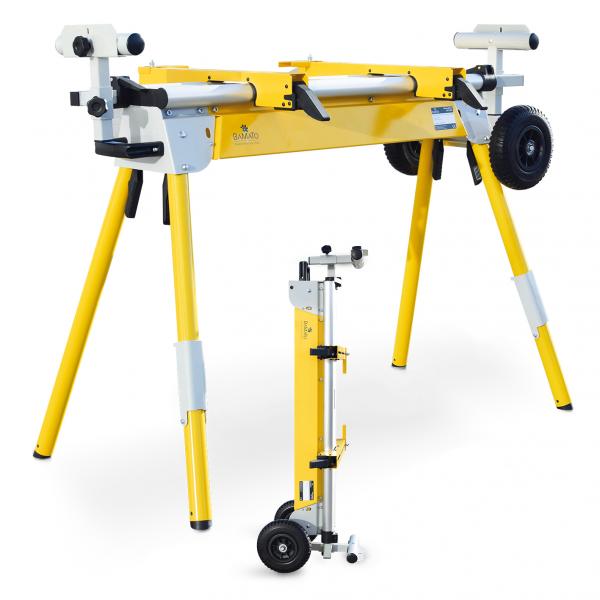 BAMATO Kappsäge KP-305 und Maschinenständer KST-2760 mit Absauganlage AB-550